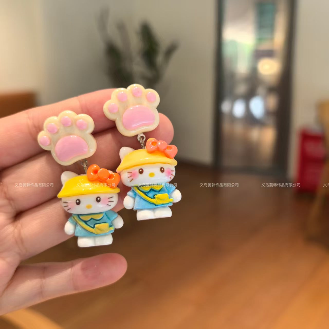 Wholesale Handmade 925 silver needle summer cartoon earrings small fresh earrings sweet